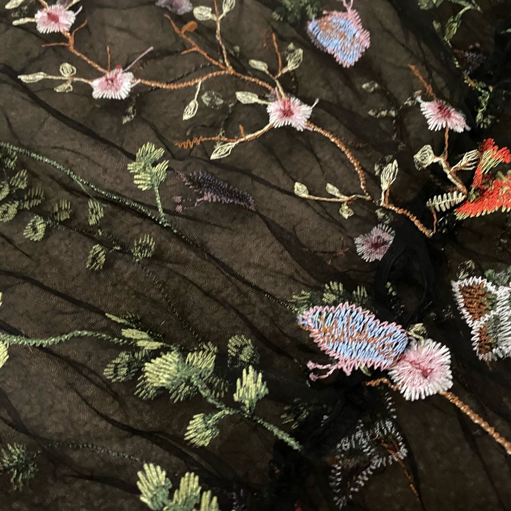 Shein Sheer Floral Dress